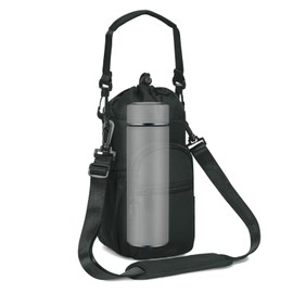 Water Bottle Carrier with Strap | Portable Water Bottle Holder Bag,Portable Water Bottle Bag with Strap, Multifunctional Water Bottle Holder for Walking Hiking Camping