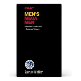 Men's Mega Men 100 Tabs Sin Sabor