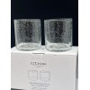 Magenta Citrine Atlas Collection Set of 2 Cocktail Glasses New