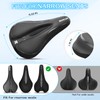 AEYINO Bike Seat Cushion Gel Padded Cover 11×7×1.2 Inch for