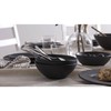 Oneida Black Ridge Piece Dinnerware Set, 12 Count, Dorm Room