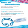 B&S Shell Unisex Adult Swimming Goggles Anti-Fog Lenses UV Protection