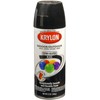 Krylon K05160307 ColorMaster Paint + Primer, Semi-Gloss, Black, 12 oz.
