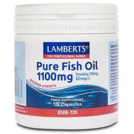 Lamberts Lamberts Pure Fish Oil 1100mg Omega 3 Capsules, 120 Count