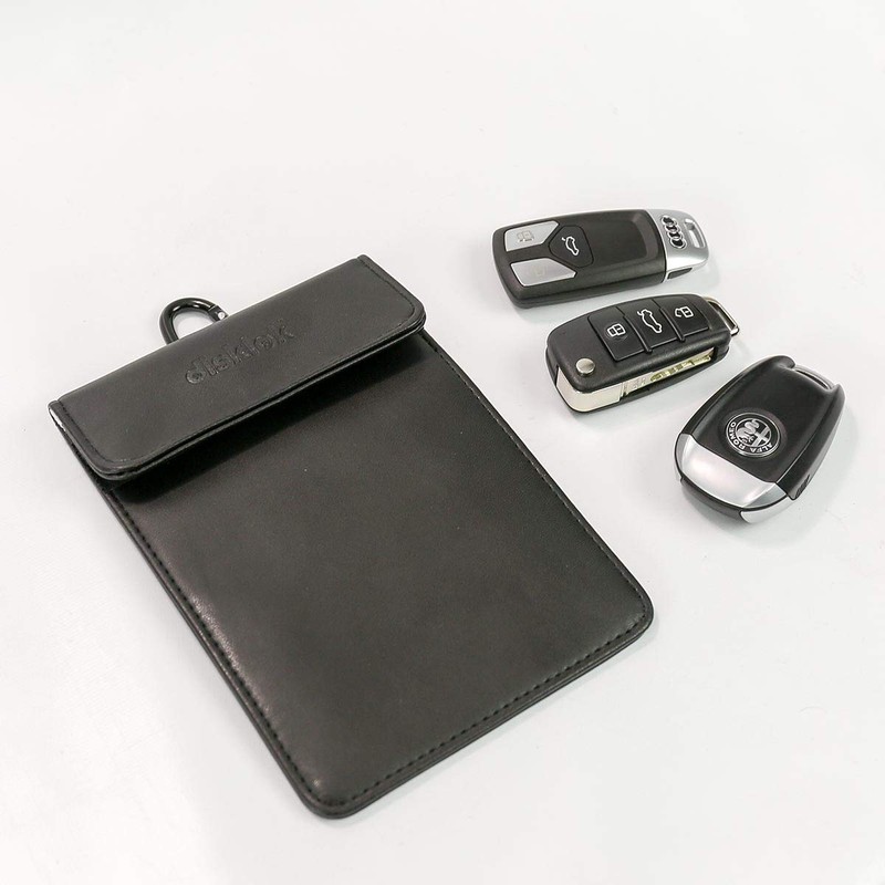 Disklok RFID Car Key Pouch - Anti Theft Faraday Bag