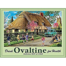 Ovaltine small steel sign 200mm x 150mm (og)