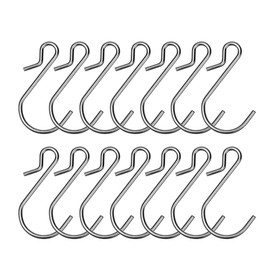 Hysagtek Metal Mini Gutter Hang Hooks Christmas Lights Ornament Hook Weatherproof Light Clips Hooks for Hanging Xmas Decoration Outside String Lights, Party Decorations, 30 Pcs