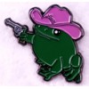 Cowboy Frog Badge Enamel Pin Brooch Cartoon Animal Brooch Badge
