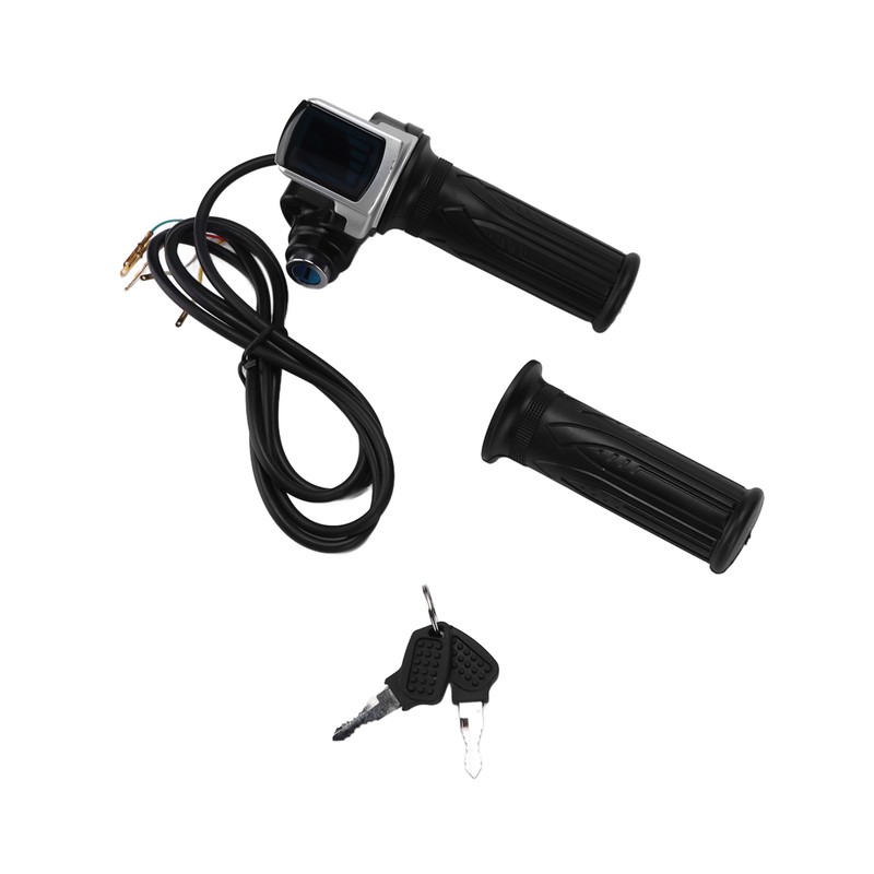 24V HalfTwist Throttle Grip LED Power Indicator with 2 Keys