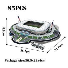 Georgie Porgy 3D Football Stadium Puzzle Toy Building Kits (Del Alp Stadium 85 Pieces)