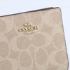 Coach FCW789 CW789 Sand/Chalk Signature Coated Canvas Leather Snap Wallet,