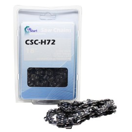 5-Pack Replacement 18" Semi Chisel Saw Chain for Husqvarna, Echo Compatible with - Husqvarna 435, Husqvarna 445, Echo Cs 400, Husqvarna 45saw (0.325" Pitch, 0.050" Gauge, 72 Drive Links, CSC-H72)