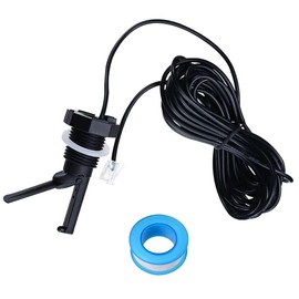 GLX-FLO-RP Pool Flow Switch for Hayward Goldline Aquarite Salt Systems, Pool Flow Sensor for Hayward Salt Cell and Salt Chlorine Generator System with 15ft Cable, Replace GLXFLORP Pool Flow Switch