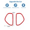 PDKLIN for Charger Rear Door Speaker Trim Cover Ring for