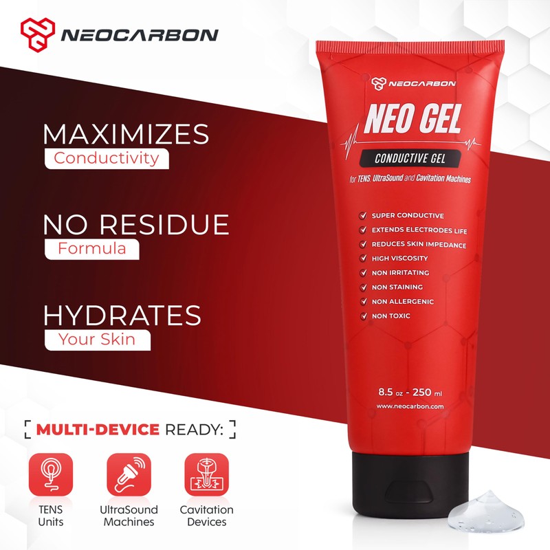 Electrode Conductive Gel for TENS Unit, Doppler Ultrasound Device, Cavitation