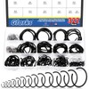Glarks 322pcs GB895.1 65Mn Metric 14 Sizes 7MM to 30MM