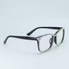 FUPRECIOUS Square Rhinestone Reading Glasses For Women Blue Light Blocking