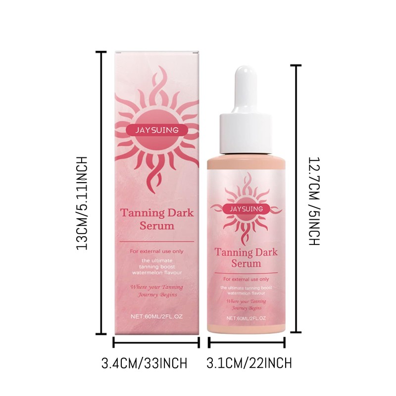 Ninnyi Sunless Tanning Drops, Naturally Boost Melanin Drops, Enhancing Your