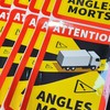 MDlabels Pack of 5 Angles Morts for Trucks, Buses and
