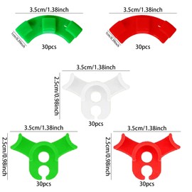 Jiahuade Plant Benders, Pack of 150 Plant Trainer for Low Load, Plant Training Clips, 90 Degree Plant Handle for Bending Plant Stems, Plant Bender Clips, Changing the Growth Direction