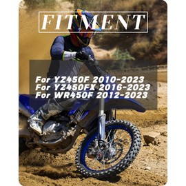 YSMOTO Motorcycle Brake Pedal, Dirt Bike Folding Rear Brake Pedal Foot Lever Forging Aluminum for YZ450F 2010-2023, YZ450FX 2016-2023, WR450F 2012-2023, Blue