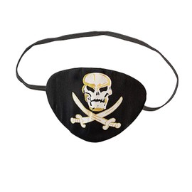 Widmann 09831 Pirate Eye Patch, Privateer, Skull for Carnival, Fancy Dress, Theme Party