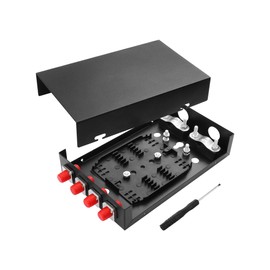 PNGKNYOCN FC Fibre Optic Junction Box 4 Port Wall Mounted with 4 FC Plugs
