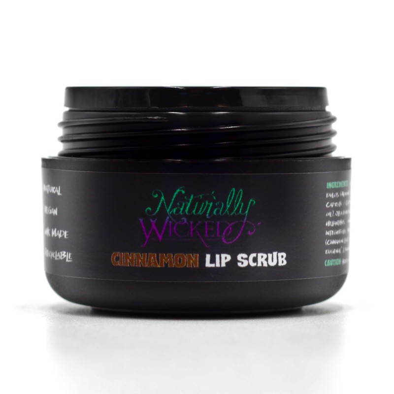 Naturally Wicked Cinnamon Lip Scrub | Natural & Vegan Sugar