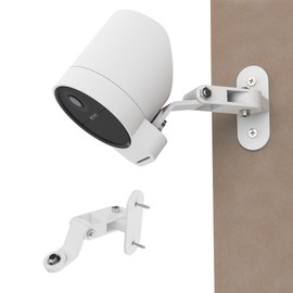 Metal Wall Mount Compatible with SimpliSafe Outdoor Camera Series 2 Screw Mount Anti-Drop, Adjustment Swivel Mount Bracket , Provide Better Viewing Angles (Camera Not Included) (1)