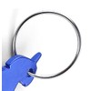 Komonee Parrot Blue Bottle Opener Key Chain Metal Wildlife Bird