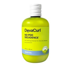 DevaCurl No-Poo Decadence Zero Lather Cleanser For Ultra-Rich Moisture, Green Oasis