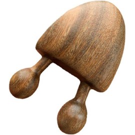 Calsgkspray 2Pcs Brown Natural Sandalwood Scraping Massage Tool Facial Eye Massage Tool Acupuncture Stick Wooden Massager Relaxing Therapy Manual Back Massagers Massage Tools and Equipment