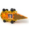 Tytan Tiles Construction Site & Trucks 60-Piece Magnetic Tiles Building