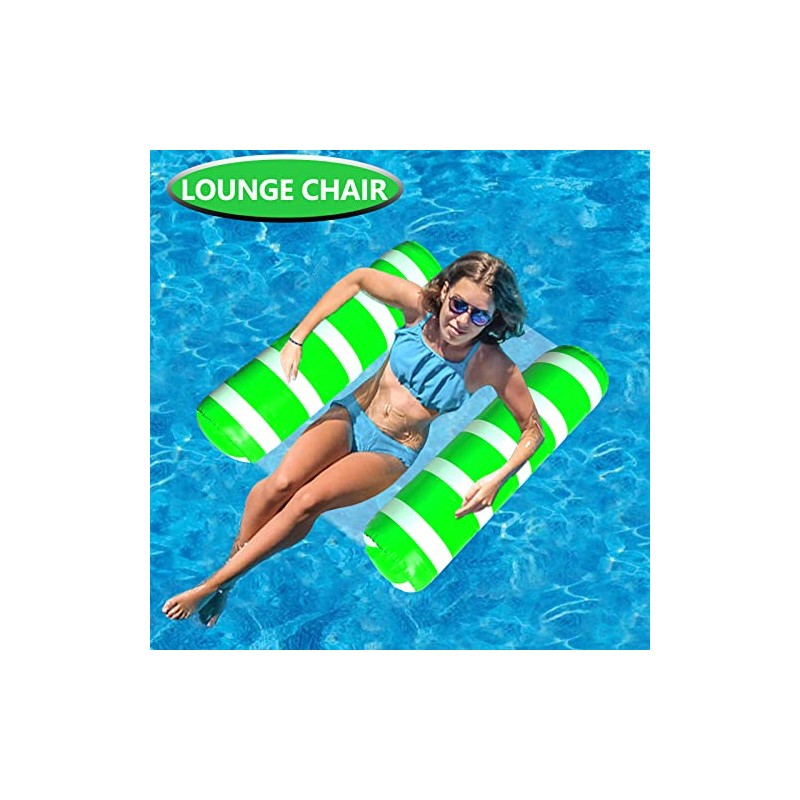 BLOFUN 2 Pack Water Swimming Pool Float Hammock,Pool Float Lounger,Water