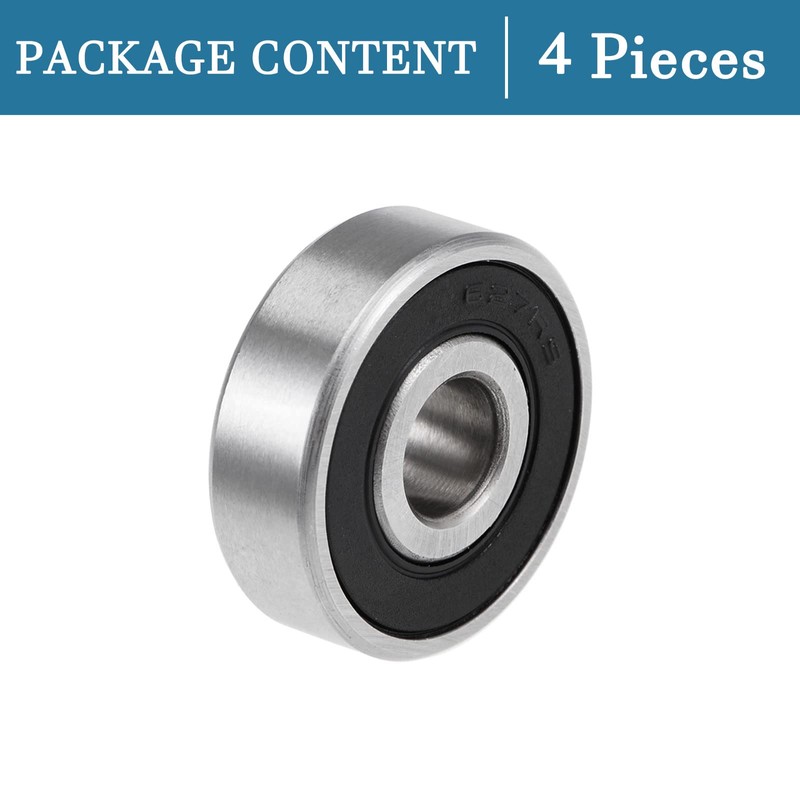 QUARKZMAN 627-2RS 7 x 22 x 7 mm Ball Bearings