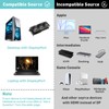 UANTIN DisplayPort to HDMI and DisplayPort Adapter, 4K 60Hz DP