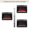 Unbranded 23 Inch Electric Fireplace Insert Ultra Thin Heater with
