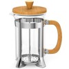 Coffee Culture Bamboo Size: 350Ml French Press/Plunger, Brown, PLNG350-BM