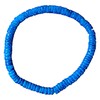 BlueRica Stretch Puka Shell Bracelet (Dark Blue)