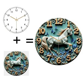 30x30cm Round Wall Clock as a High-Volume Seller for Retail Storessheet size: 12 in, color: White