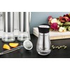 Lonffery Salt and Pepper Shakers Set, Stainless Steel Salt Containers