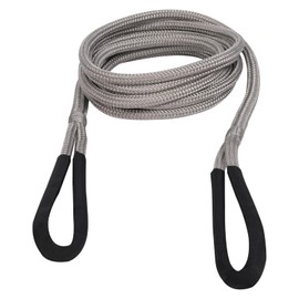Soft Shackle Rope, 5/8"*20ft 15100 LBS Recovery Rope Road Recovery Kit with Handbag for Boats, ATVs, UTVs, Tractors, Trucks. (Grey)