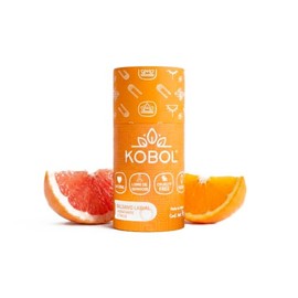 KOBOL  Bálsamo Labial Cítrico Vegano Push Up Hidratación Natural                                                                                      