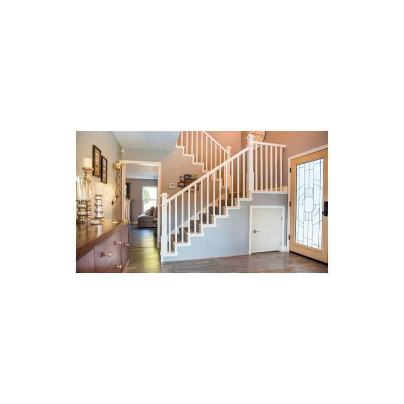 Wood Box Newel - Plain Style with Pedestal - 56"