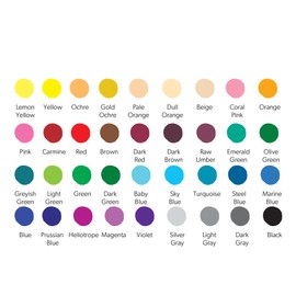 Pentel Arts Colour Pen Set, Fine Point, Professional Quality, Mixed Colours (Set of 24)