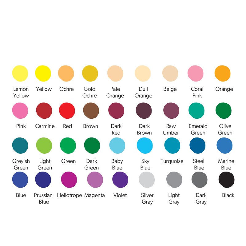 Pentel Arts Colour Pen Set, Fine Point, Professional Quality, Mixed