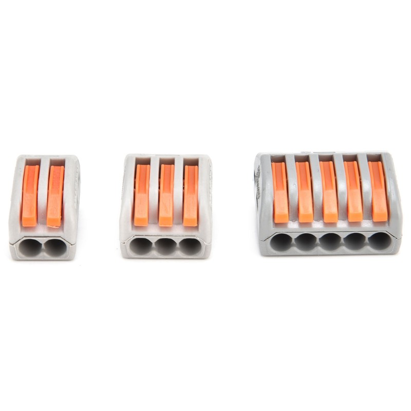 60Pcs Lever Nuts Quick Connect Wire Connector Conductor PCT‑212 ‑