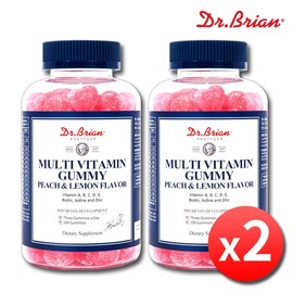 Comprehensive Multivitamin and Mineral Gummy Jelly, 2 Bottles (Total 200 Pieces), Adults, Children, Babies, Teenagers, Kids Gummy Chewables / 종합 멀티비타민 앤 미네랄 구미 젤리 키즈 유아 2병 총200개 성인 어린이 아기 청소년 아이 꾸미 츄어블