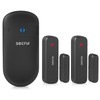 SECRUI Wireless Door Open Sensor Alarm Chime, 400ft Operating Range