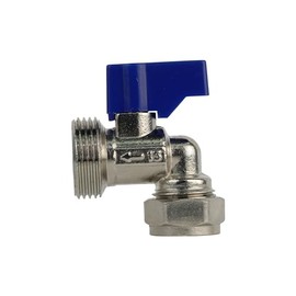 Plumb Bliss Angled Washing Machine Valve - Elbow (90 x 15mm x 3/4")